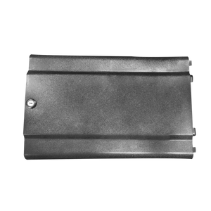 E-Chopper Akku Abdeckung – Schutzabdeckung für Rockbike Modelle auf weißem Hintergrund