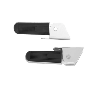 E-Chopper Fußrasten – Set mit linker und rechter Raste auf weißem Hintergrund