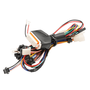 E-Chopper Kabelbaum für Steuergerät – Frontalansicht mit Anschlüssen