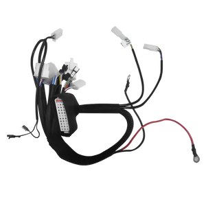 E-Chopper Kabelbaum für Steuergerät – Seitenansicht aus schrägem Winkel