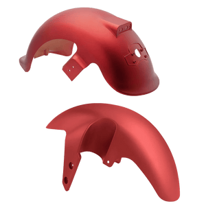 E-Chopper Kotflügel-Set in Rot – auffälliges Design für Rockbike Modelle