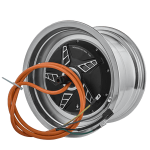 E-Chopper Motor – Frontalansicht des Original Rockbike Antriebs