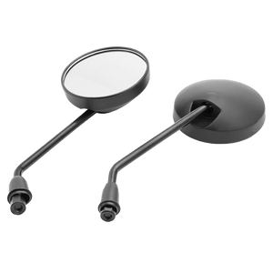 E-Chopper Rückspiegel rund in Schwarz – klassisches Design für Rockbike Modelle