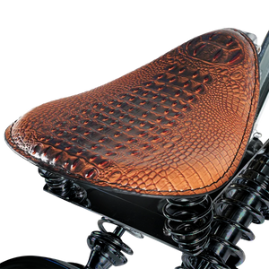 E-Chopper Sitz in Krokodil-Optik – sportliches Design mit strukturierter Oberfläche